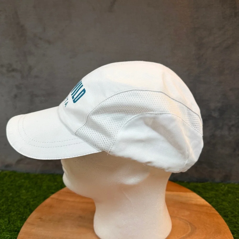 Athleta Run Wild White Running Hat Mesh Performance Adjustable‎ Cap Womens